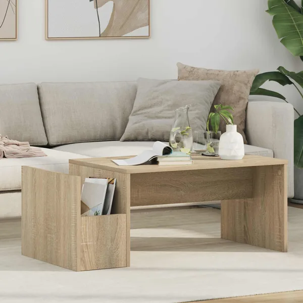Table basse Chêne Sonoma 90 x 45 x 35 cm Bois d'ingénierie