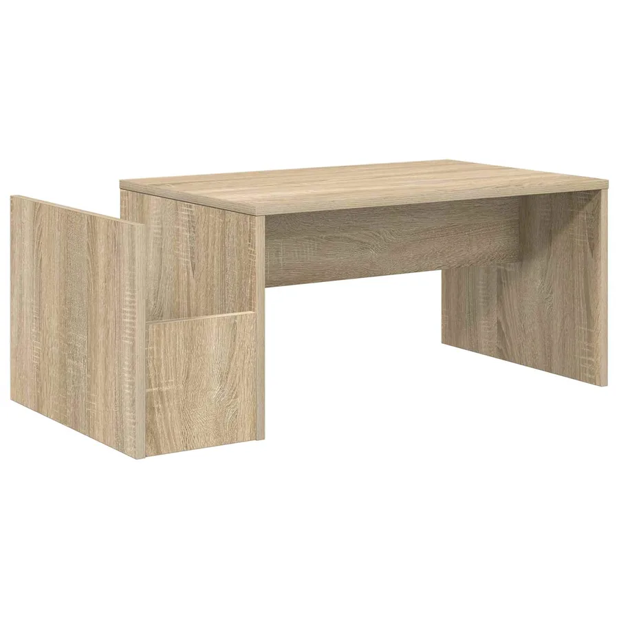 Table basse Chêne Sonoma 90 x 45 x 35 cm Bois d'ingénierie - 2