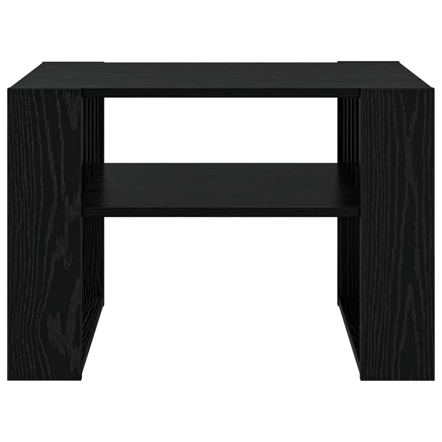 Table basse Chêne noir 66 x 49,5 x 45 cm Bois d'ingénierie - 5
