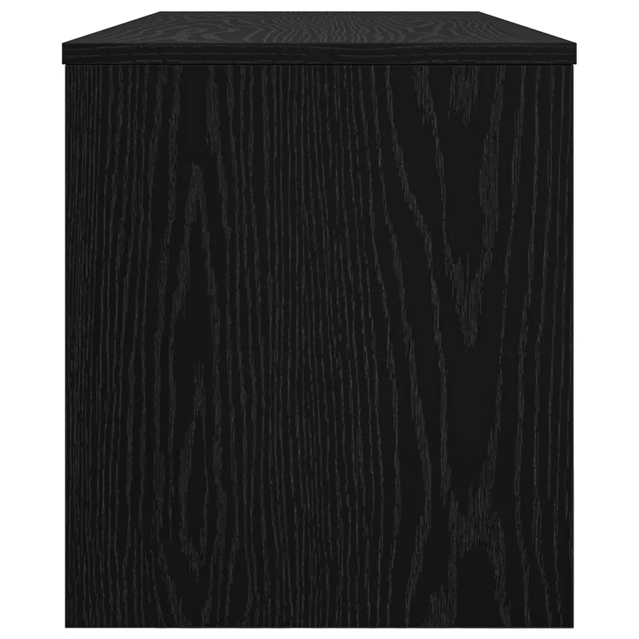 Meuble TV Chêne noir 100 x 35 x 40 cm Bois d'ingénierie - 6