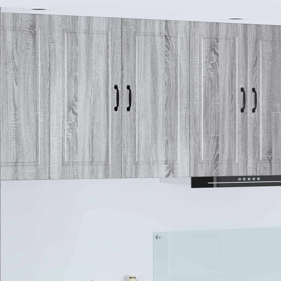Meuble mural PORTO Gris Sonoma 80 x 31 x 80 cm