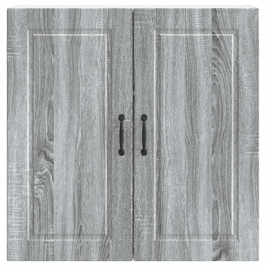 Meuble mural PORTO Gris Sonoma 80 x 31 x 80 cm - 6