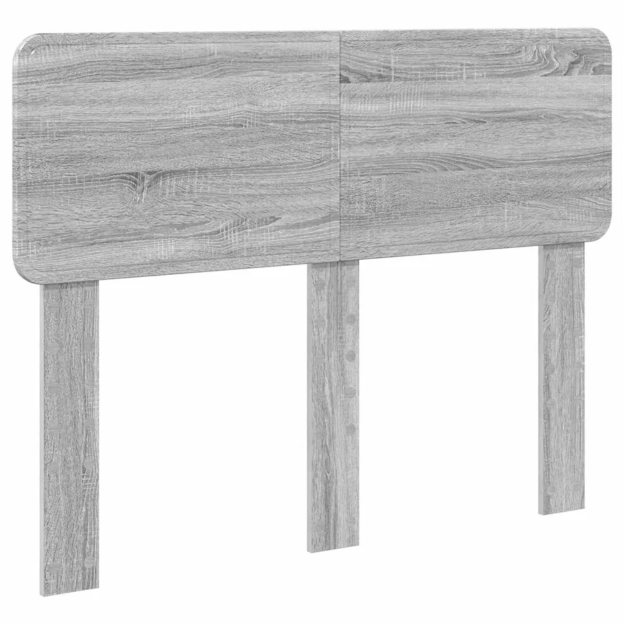 Cadre de lit Gris Sonoma 135 x 190 cm Bois d'ingénierie - 7