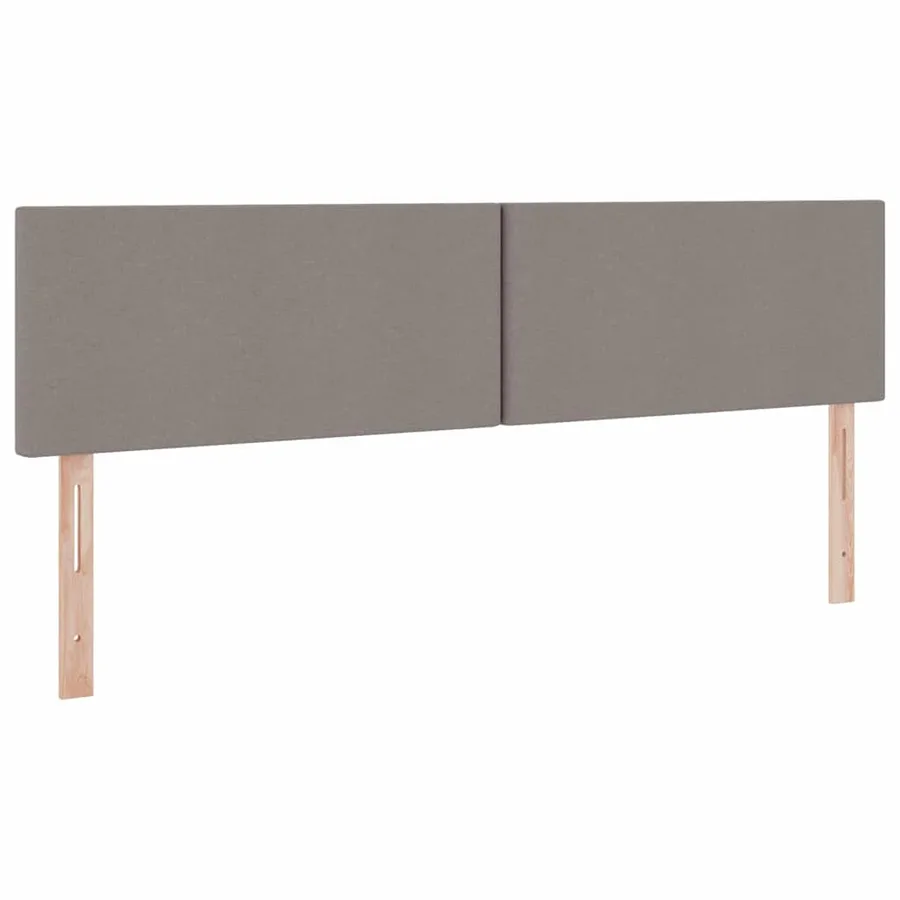 Lit de rangement LED avec matelas Taupe 160 x 200 cm Tissu - 8