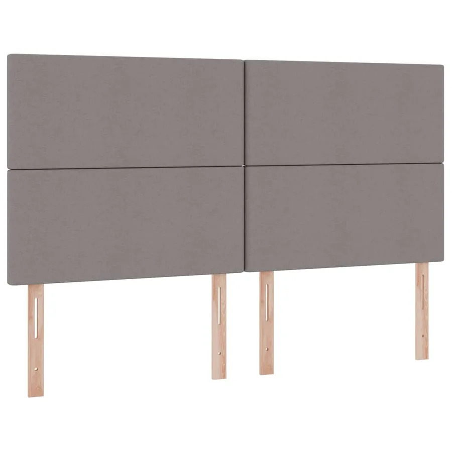 Lit de rangement LED avec matelas Taupe 160 x 200 cm Tissu - 8