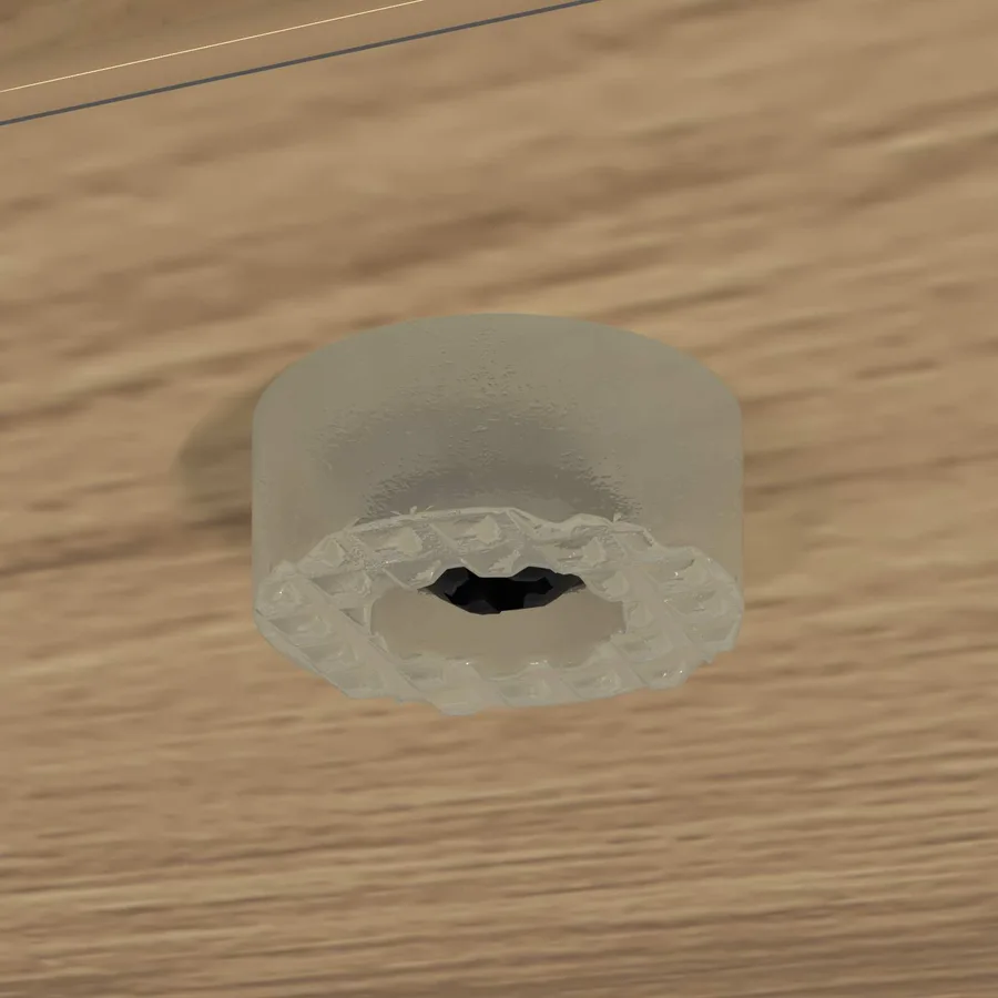Table d'appoint Chêne artisanal 45 x 40 x 62,5 cm - 10