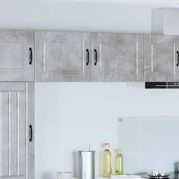 Meuble mural PORTO 2 pcs Gris béton 50 x 31 x 40 cm
