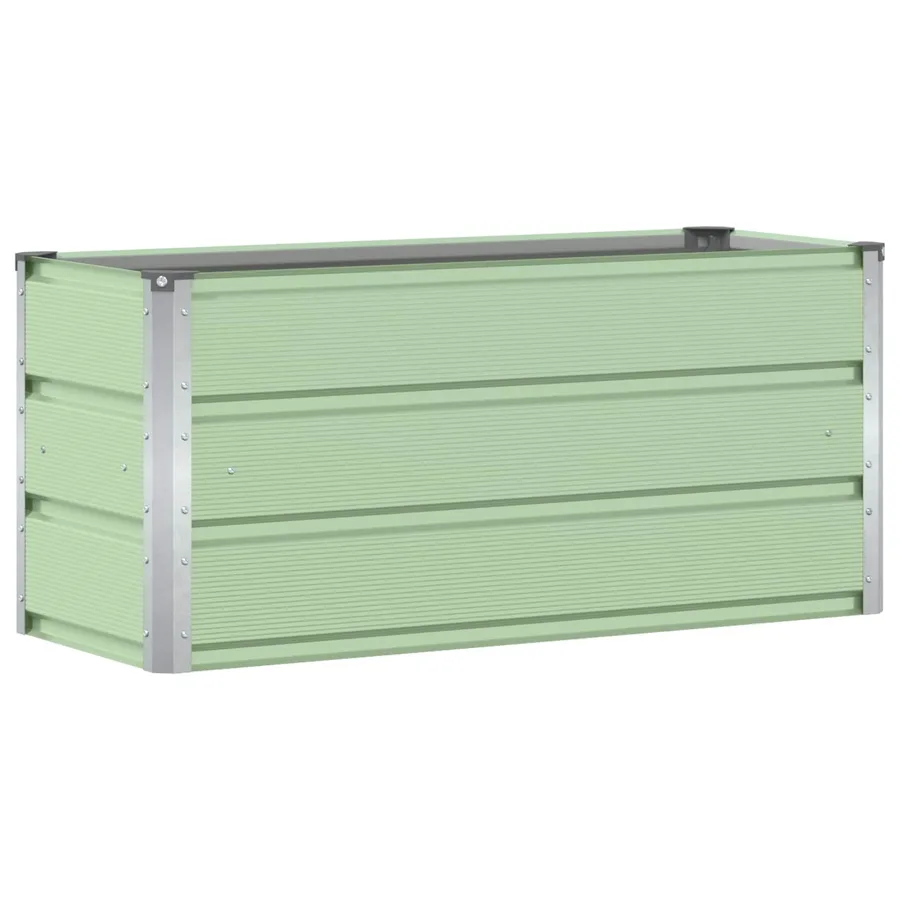 Jardinière Vert 100 x 40 x 45 cm Acier - 2