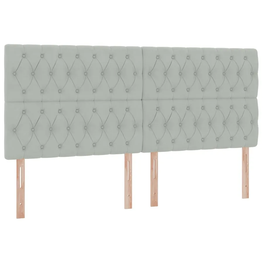 Lit de rangement LED avec matelas Gris clair 200 x 200 cm - 10