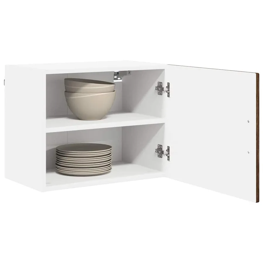 Meuble mural PORTO Chêne brun 50 x 31 x 40 cm Bois d'ingénierie - 3