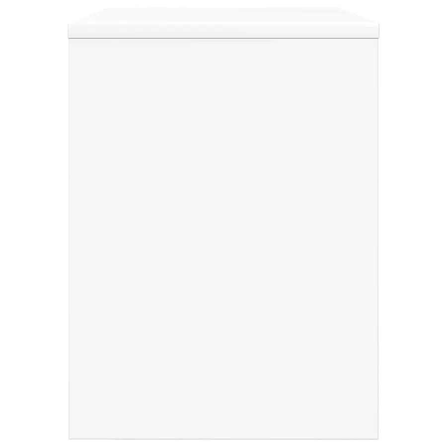 Meuble TV Blanc 60 x 30 x 40 cm Bois d'ingénierie - 6
