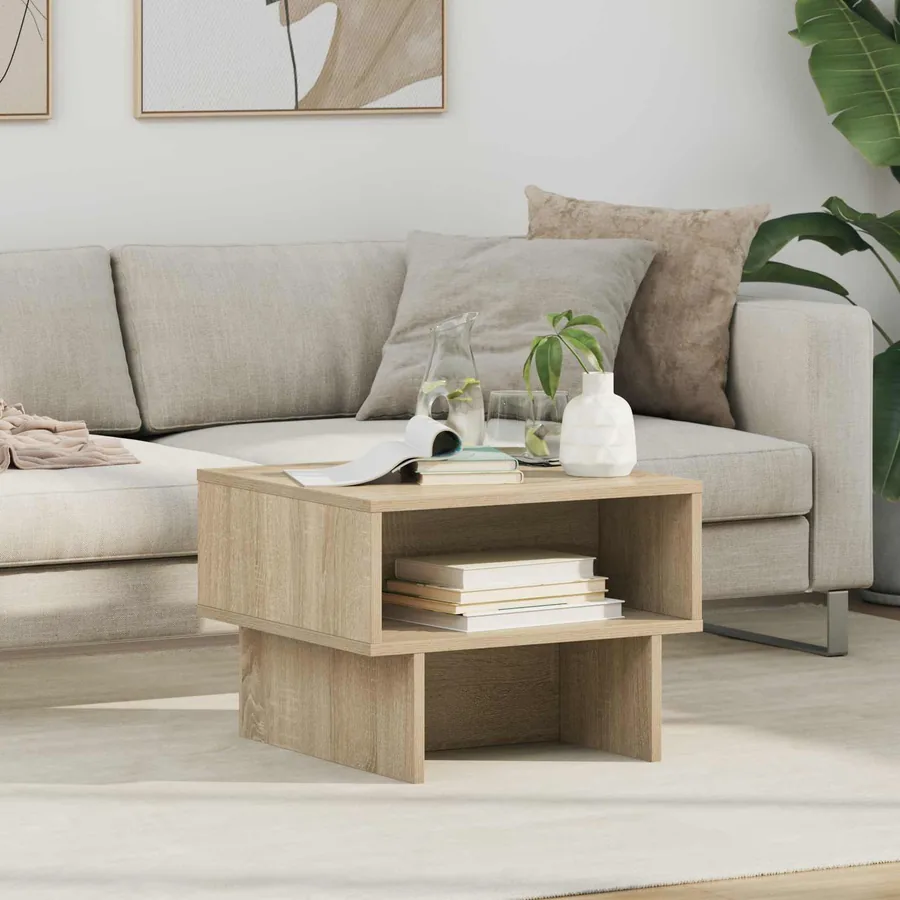 Table basse Chêne Sonoma 48 x 46 x 35 cm Bois d'ingénierie