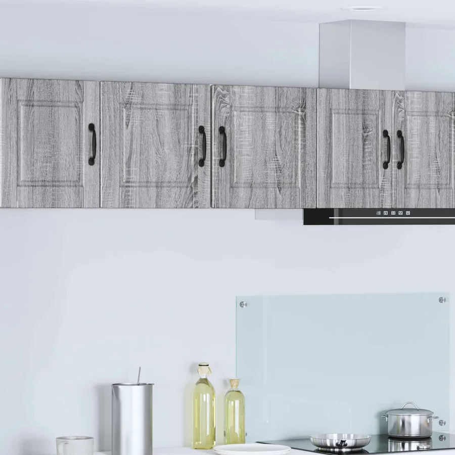 Meuble mural PORTO 2 pcs Gris Sonoma 40 x 31 x 40 cm