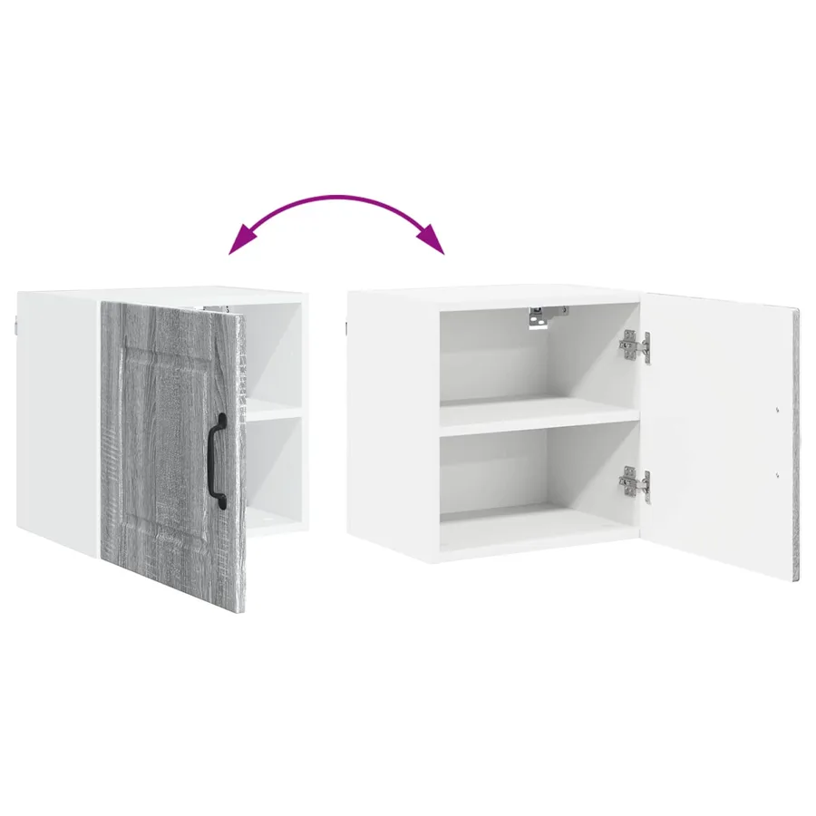 Meuble mural PORTO 2 pcs Gris Sonoma 40 x 31 x 40 cm - 12