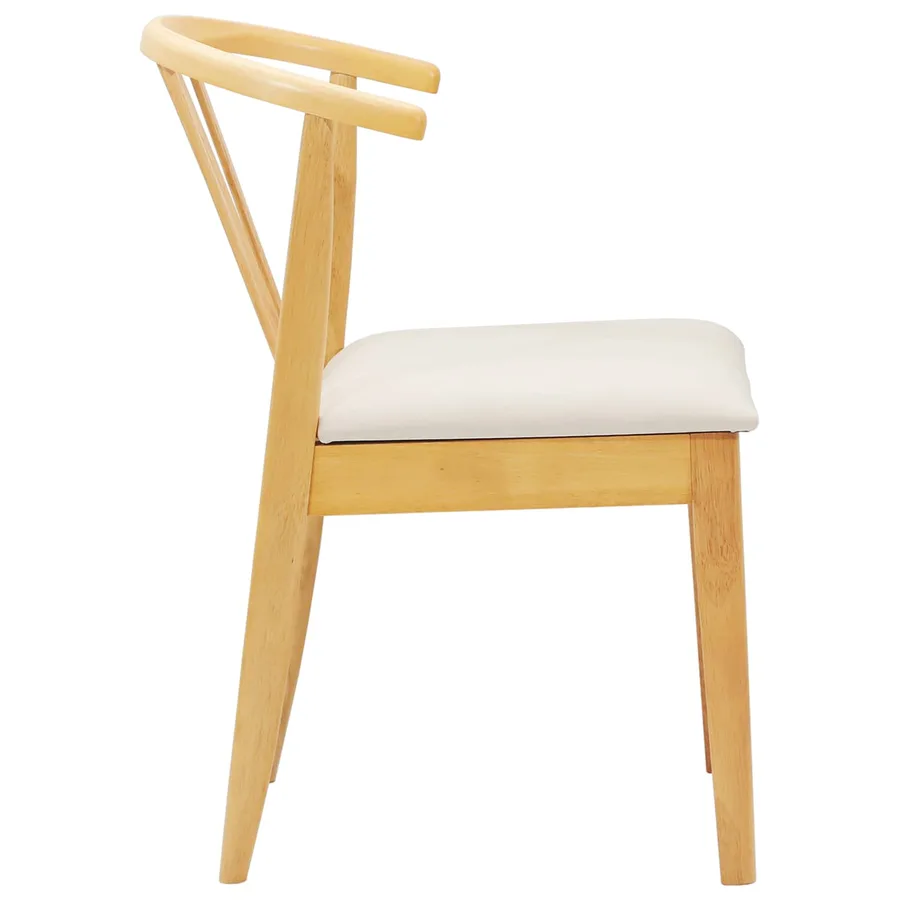Chaise de salle à manger 2 pcs Naturel et clair - 6