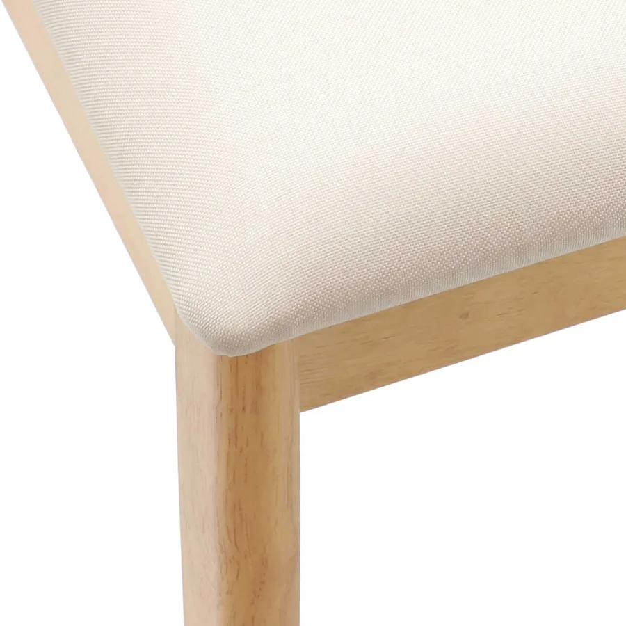 Chaise de salle à manger 2 pcs Naturel et clair - 9