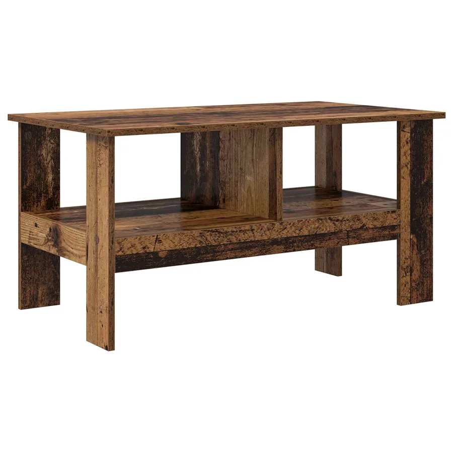Table basse Bois ancien 90 x 50 x 45 cm Bois d'ingénierie - 7
