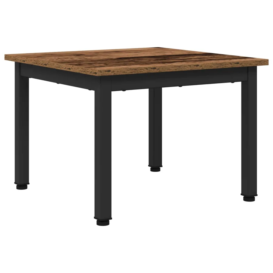 Table basse Bois ancien 50 x 50 x 36 cm Bois d'ingénierie - 2