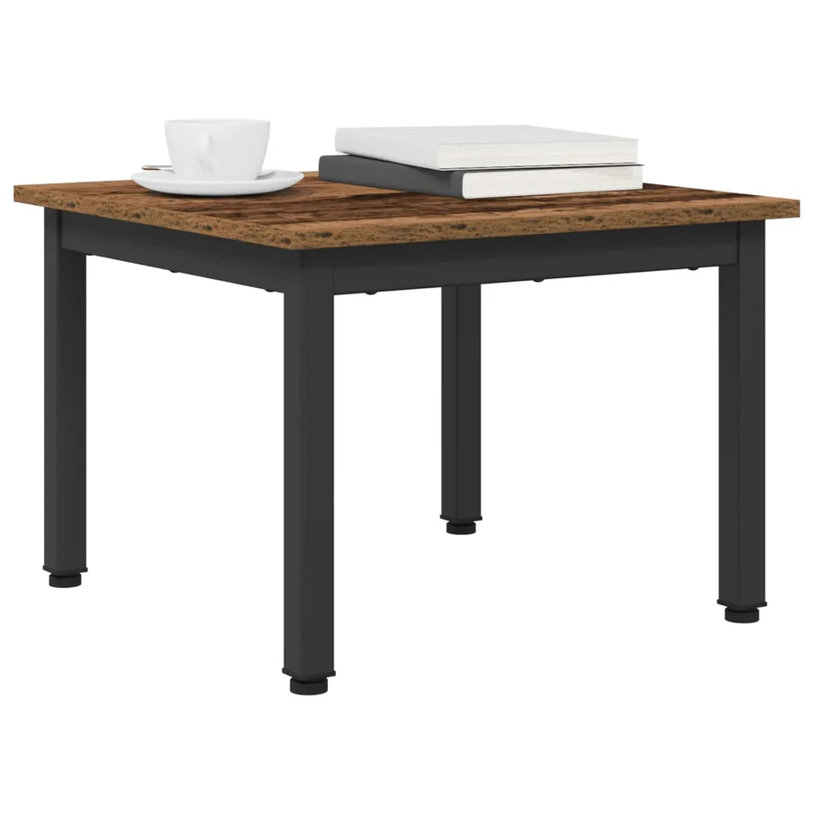 Table basse Bois ancien 50 x 50 x 36 cm Bois d'ingénierie - 3
