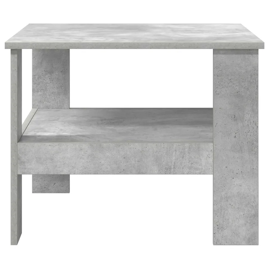 Table basse Gris béton 57 x 55 x 45 cm Bois d'ingénierie - 5