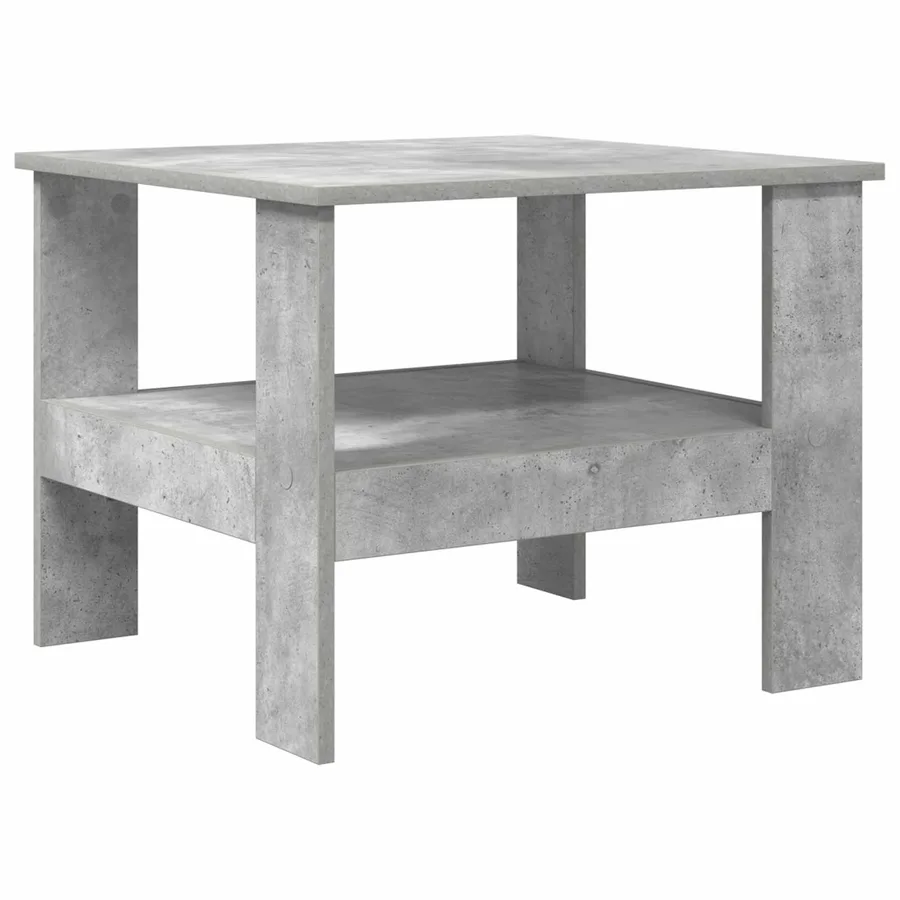Table basse Gris béton 57 x 55 x 45 cm Bois d'ingénierie - 7