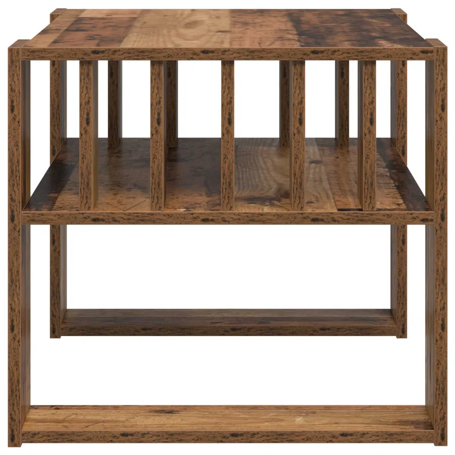 Table basse Bois ancien 66 x 49,5 x 45 cm Bois d'ingénierie - 6