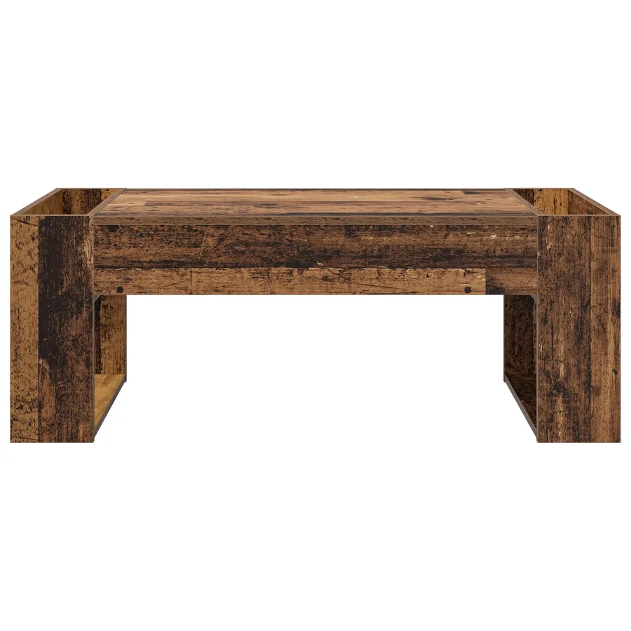 Table basse Bois ancien 110 x 50 x 41 cm Bois d'ingénierie - 5