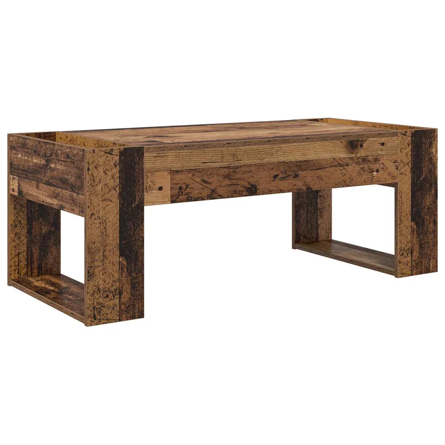 Table basse Bois ancien 110 x 50 x 41 cm Bois d'ingénierie - 7