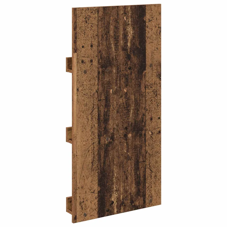 Étagère à magazines avec étagère Bois ancien 51 x 11 x 102 cm - 7