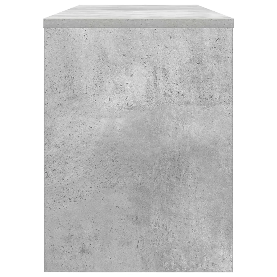 Meuble TV Gris béton 100 x 30 x 40 cm Bois d'ingénierie - 6