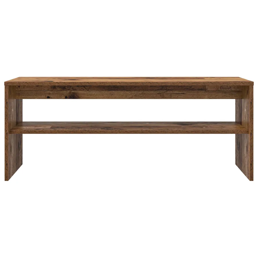 Meuble TV Bois ancien 100 x 35 x 40 cm Bois d'ingénierie - 5