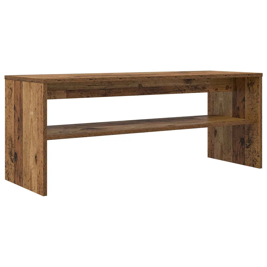 Meuble TV Bois ancien 100 x 35 x 40 cm Bois d'ingénierie - 7