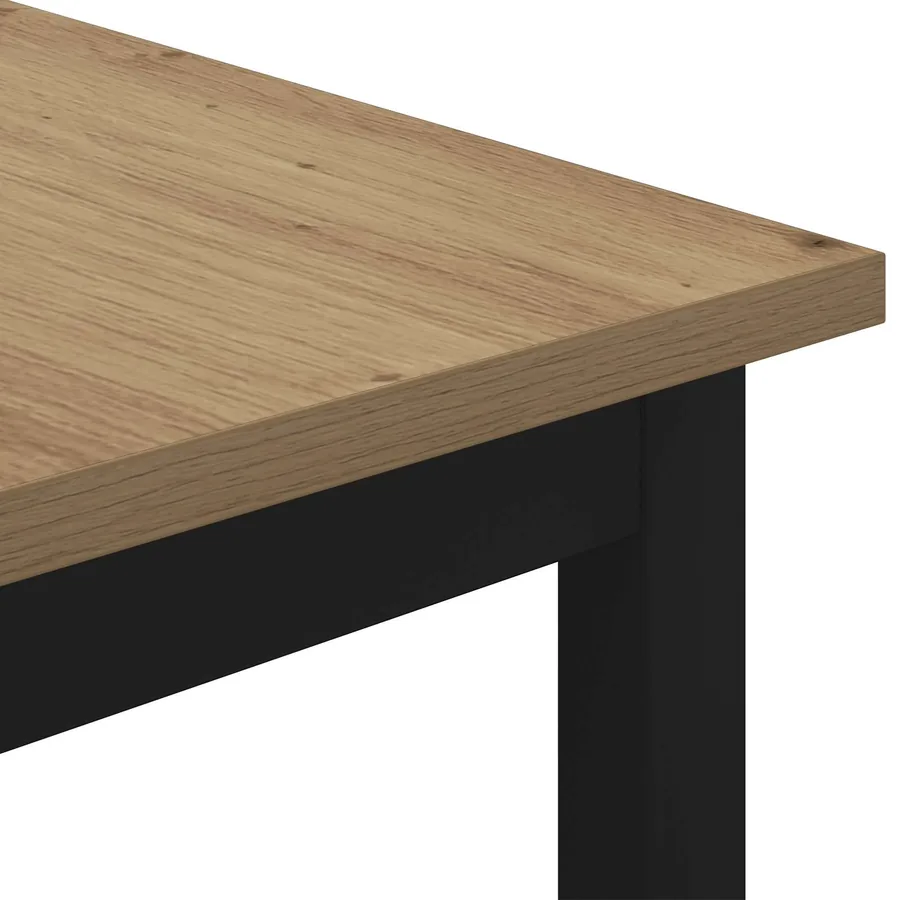Table basse Chêne artisan 60 x 60 x 36 cm Bois d'ingénierie - 7