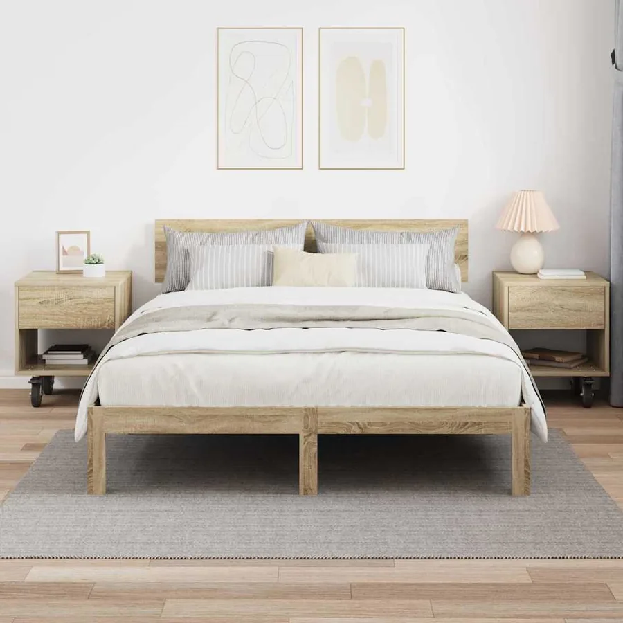 Table de chevet 2 pcs Chêne Sonoma 40,5 x 40 x 48 cm - 4