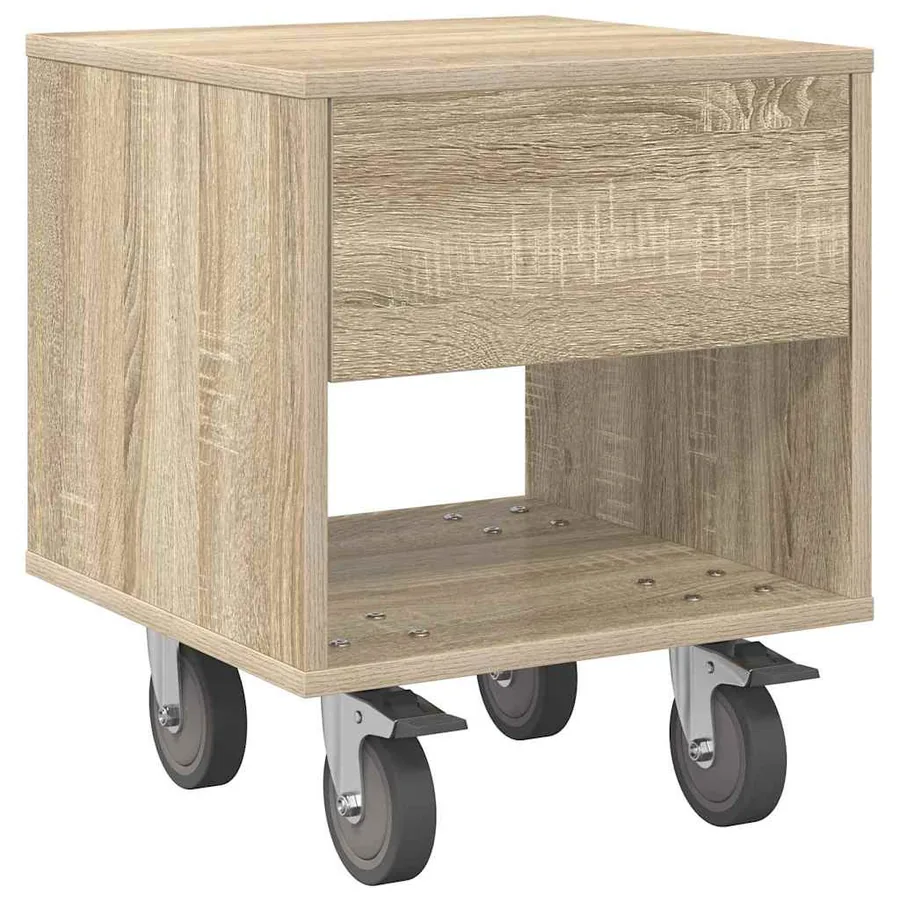 Table de chevet 2 pcs Chêne Sonoma 40,5 x 40 x 48 cm - 5