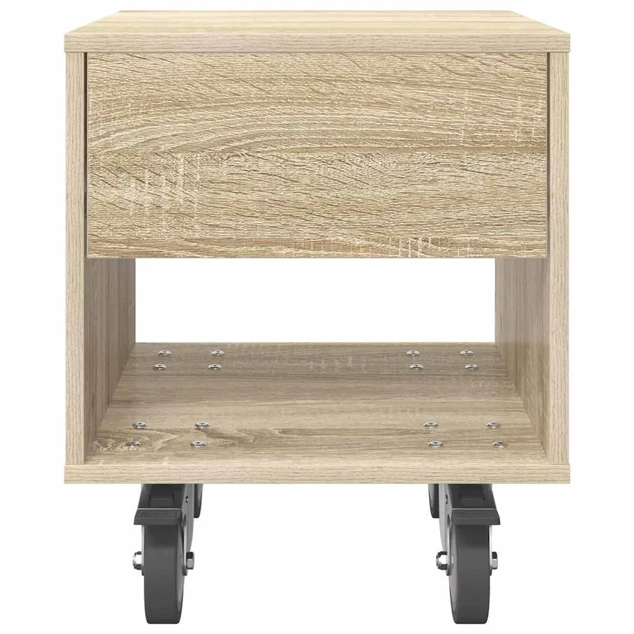 Table de chevet 2 pcs Chêne Sonoma 40,5 x 40 x 48 cm - 7