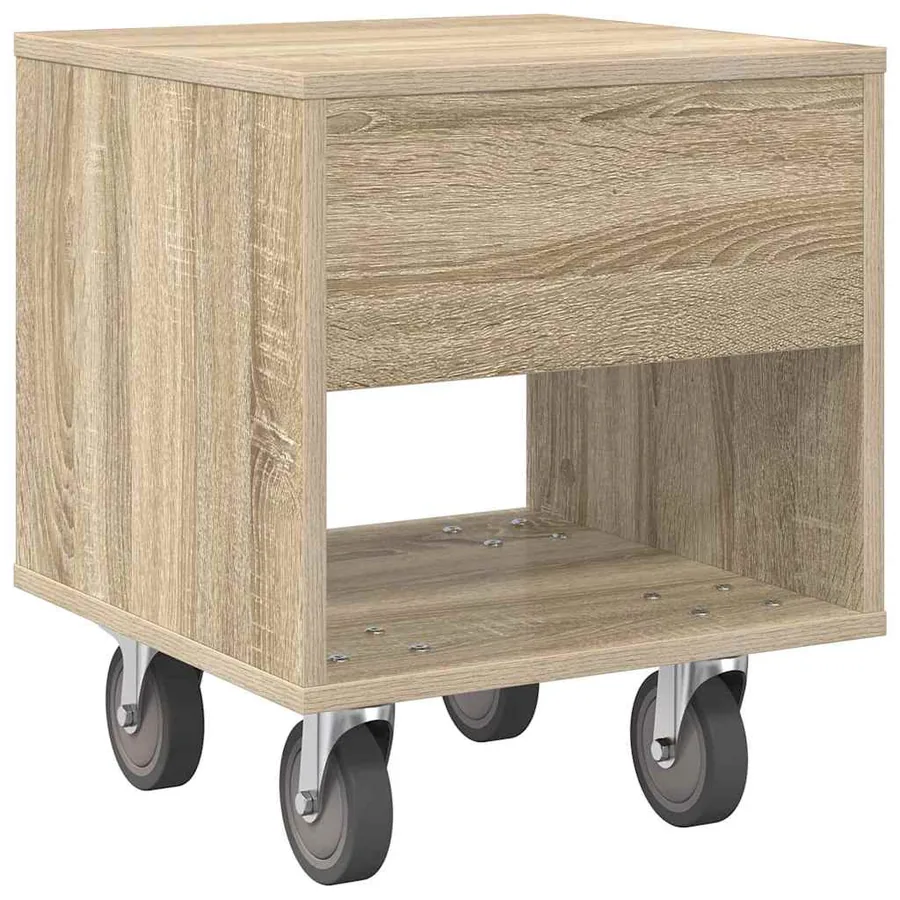 Table de chevet 2 pcs Chêne Sonoma 40,5 x 40 x 48 cm - 9