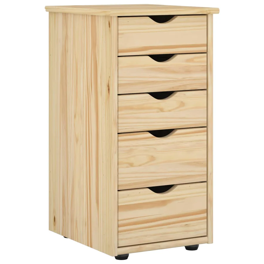 Armoire Marron 34 x 39 x 61,5 cm Bois de Pin Massif - 2
