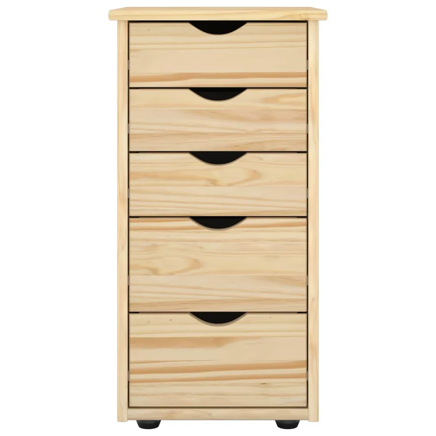 Armoire Marron 34 x 39 x 61,5 cm Bois de Pin Massif - 4