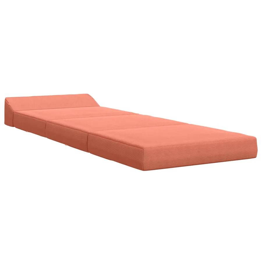 Canapé-lit pliable Rouge orange 200 x 70 x 10 cm - 2