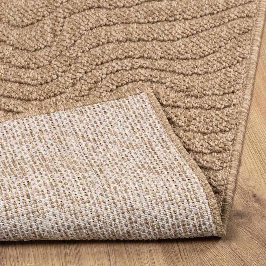 Tapis de surface Moiré AGIRA Naturel 280 x 200 cm Polyester - 4