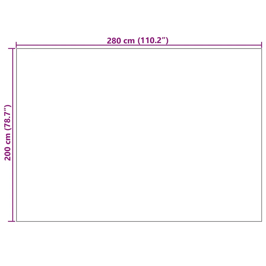 Tapis de surface Moiré AGIRA Naturel 280 x 200 cm Polyester - 8