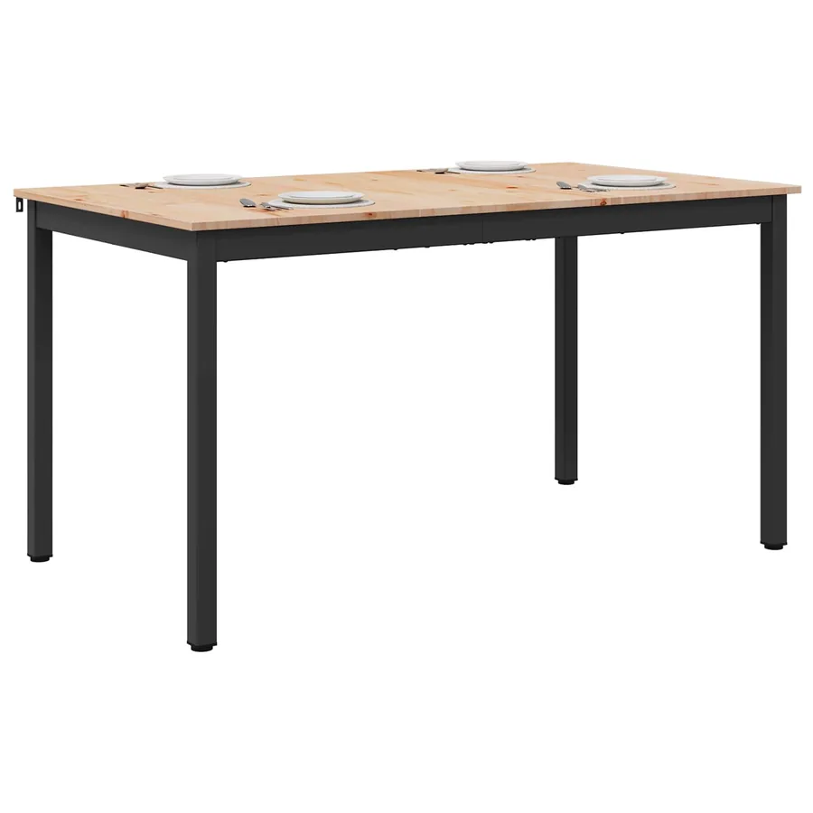 Table de salle à manger / Table de repas Naturel - 3