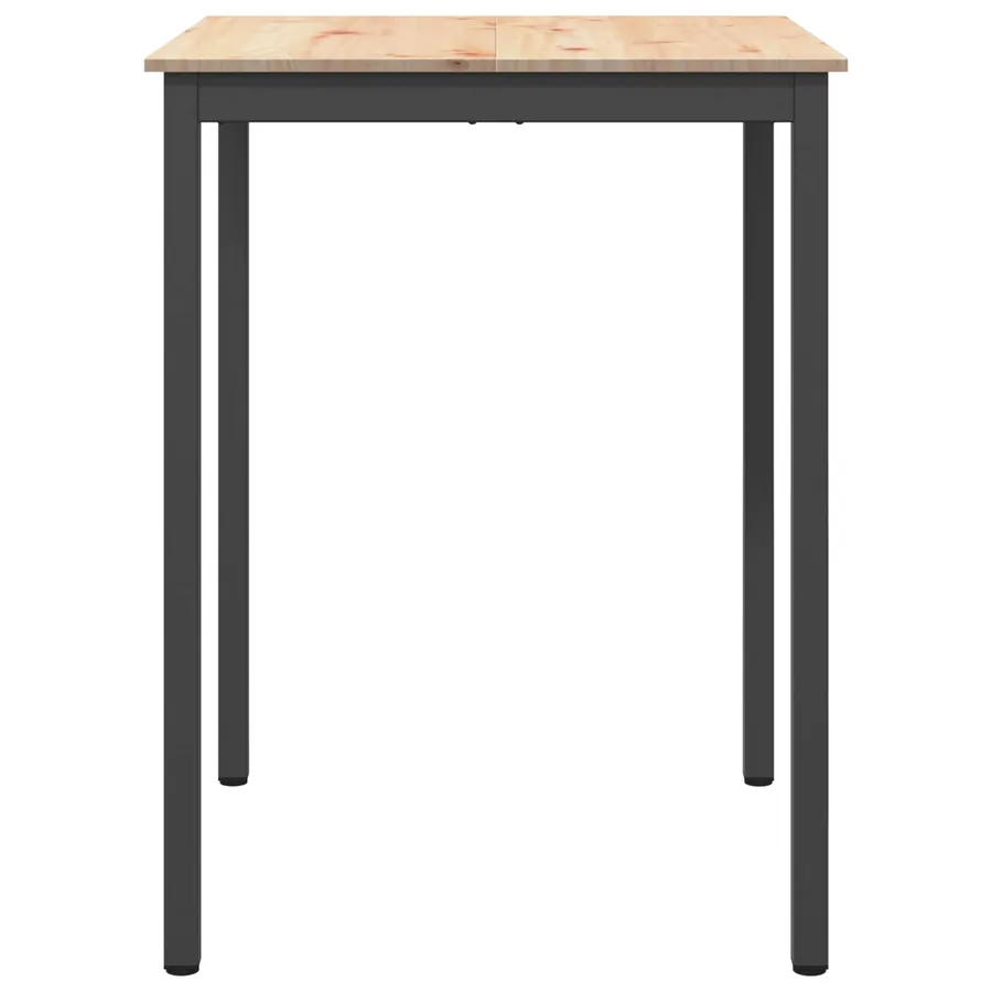Table de bar Naturel 80 x 80 x 105 cm Bois de pin massif - 5