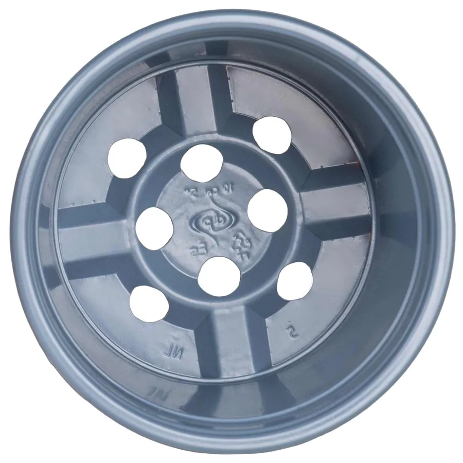Pot à fleurs rond 50 pcs Terre cuite Ø 10 x 8 cm Plastique - 7