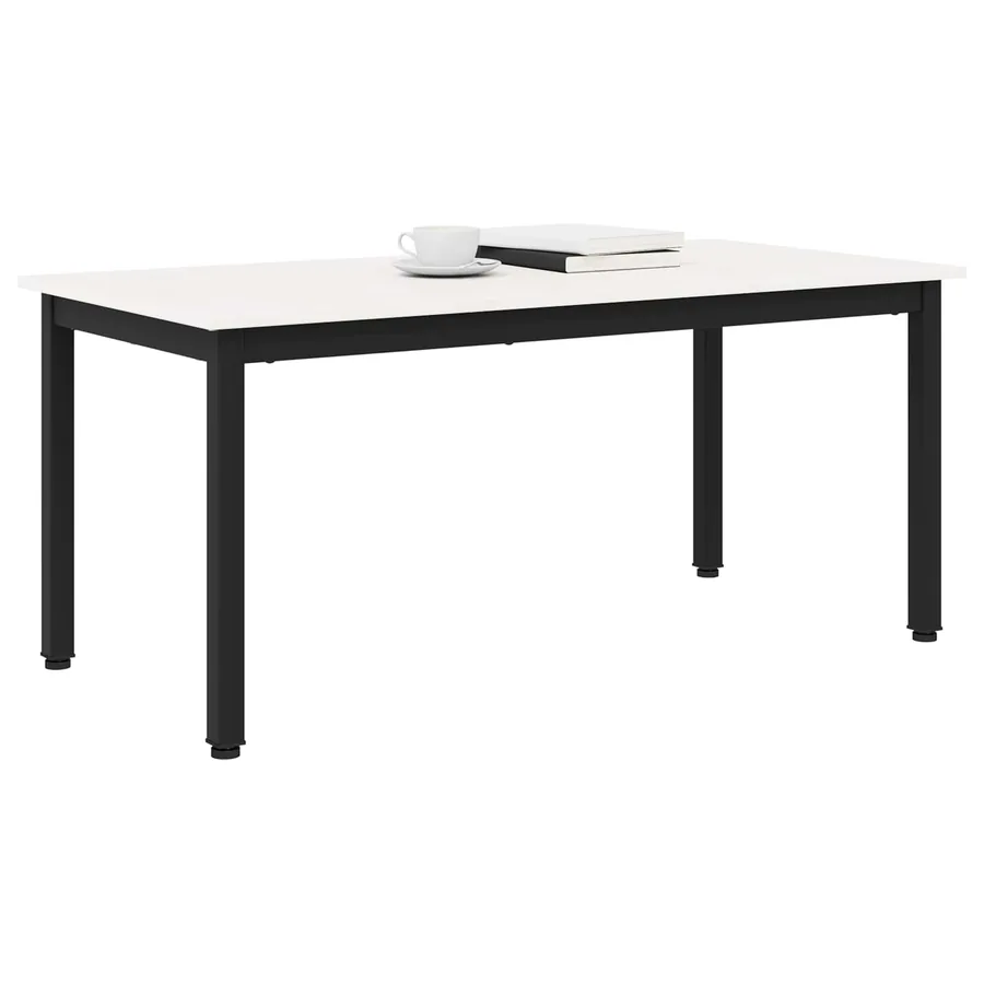 Table basse Blanc 100 x 50 x 45 cm Bois de pin massif - 3