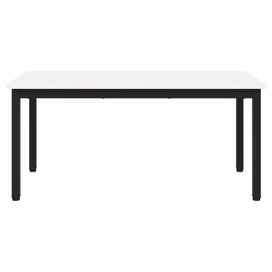 Table basse Blanc 100 x 50 x 45 cm Bois de pin massif - 5