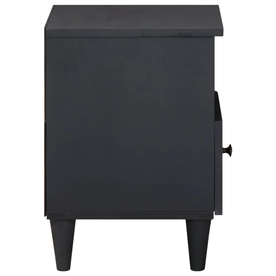 Table de chevet avec tiroir 2 pcs Marron 40 x 33 x 46 cm - 4