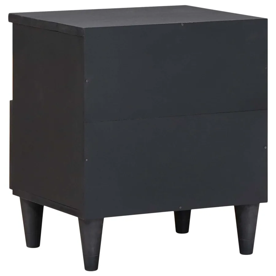 Table de chevet avec tiroir 2 pcs Marron 40 x 33 x 46 cm - 5