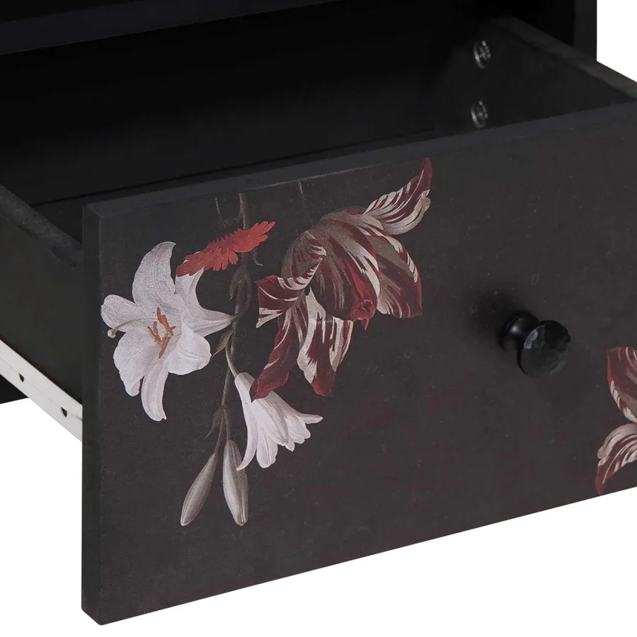 Table de chevet avec tiroir 2 pcs Marron 40 x 33 x 46 cm - 7